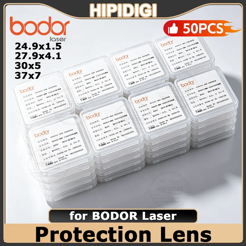Wholesale BODOR Original Protection Lens Cover Glass 37x7 30x5 24..9x1.5 Optical Windows Protective Lens for Bodor Laser Cutter