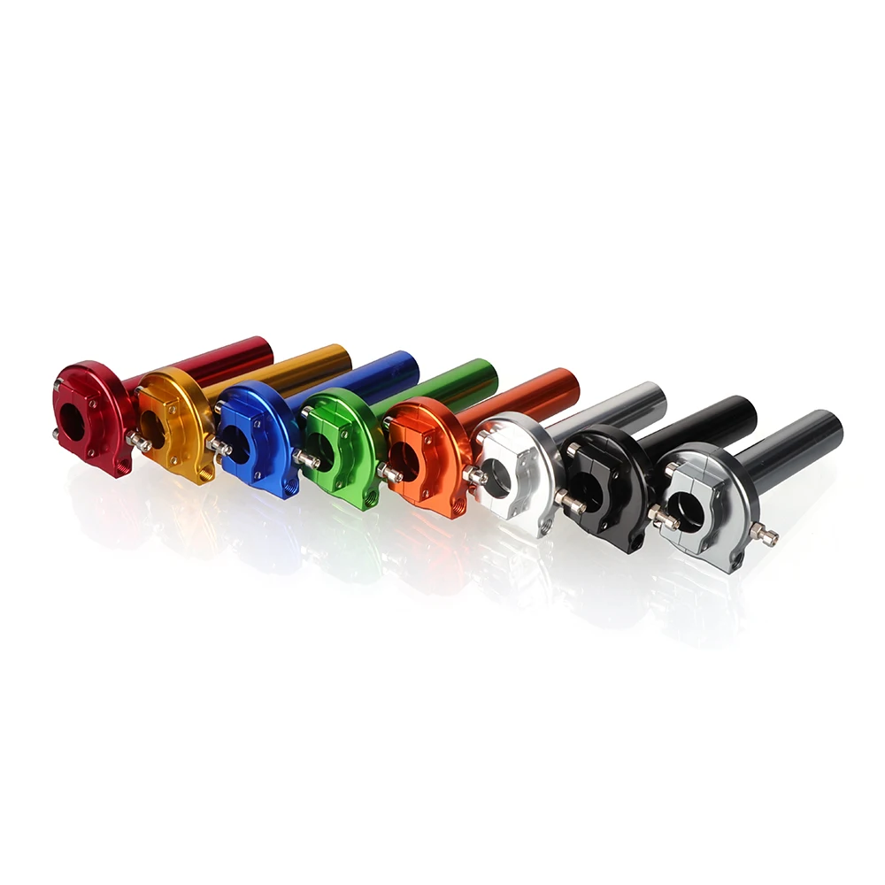 Universal Motorrad 7/8 "CNC Aluminium Gaspedal Gas Twist Griffe Lenker Für Die Meisten Moped Dirt Pit Bike Roller ATV quad – Detail 3