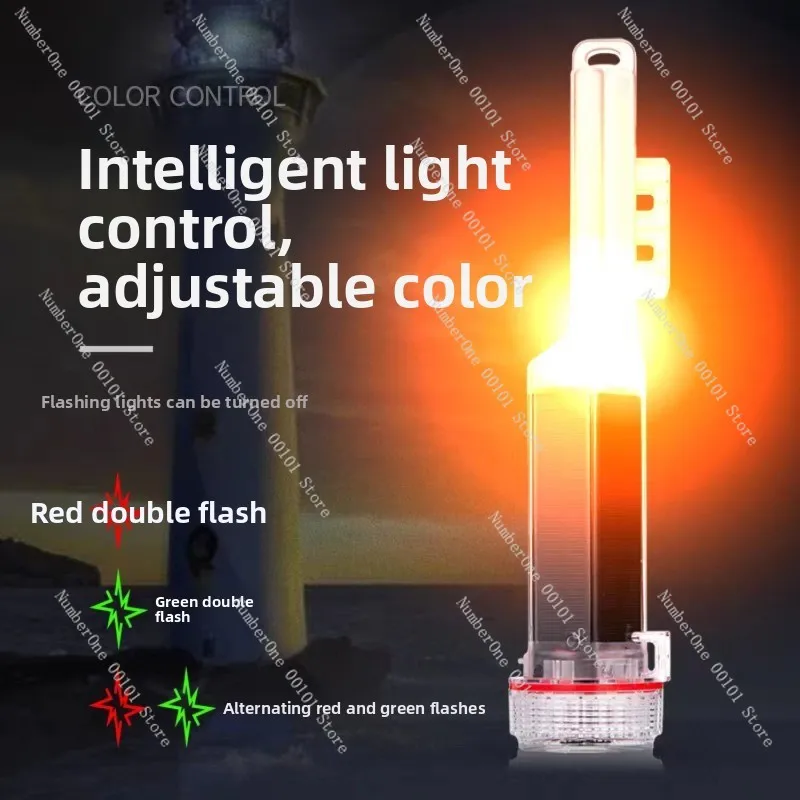 AIS Signal Light, Anti-Collision Fishing Net Marke | Marine Solar Net Positioning Instrument