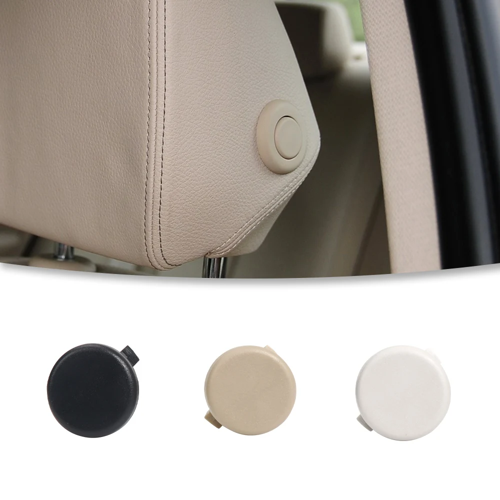 Car Rear Seat Headrest Button Switch for BMW 3 Series F30 2012-2019  OE 52107362622 Black and Beige Options