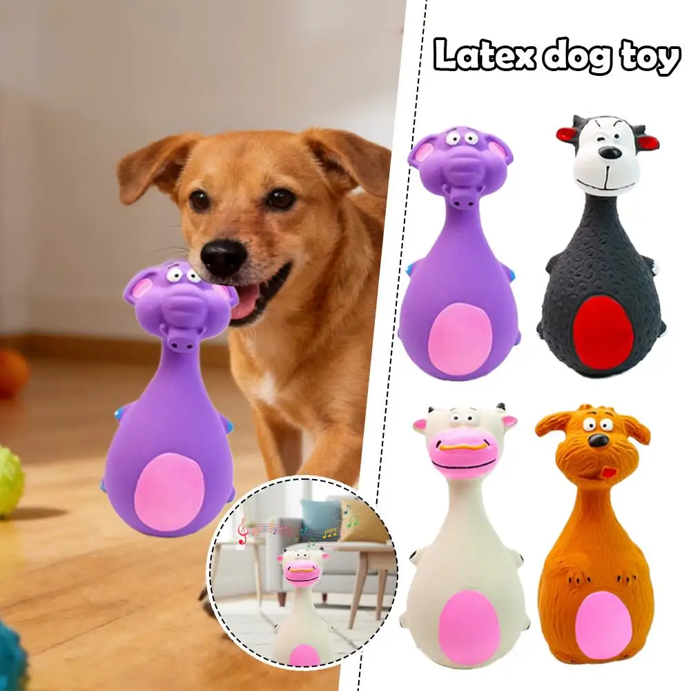    Ein Haustier-Latex-Quietschspielzeug, Latexspielzeug, Hundevokalisierungen, Cartoon-Haustierbedarf, Hund neckende Weihnachtsgeschenke
