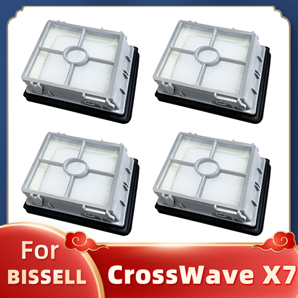 For BISSELL CrossWave X7 Cordless Pet Pro Multi-Surface Cleaner Model No 3011 3055 Replacement Hepa Filter Spare Parts