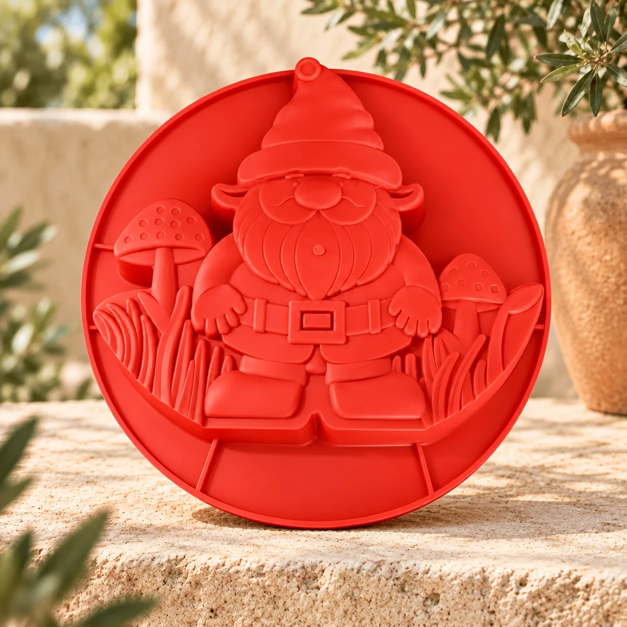 Reusable Stepping Stone Mould Silicone Concrete Casting Diy Garden Walkway Path Pavement Decor Outdoor Ornament