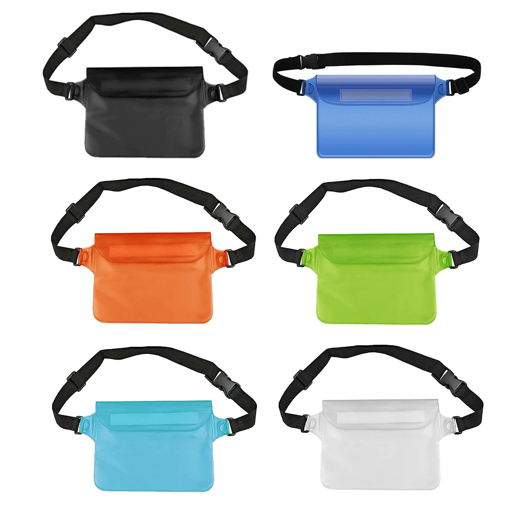 

Sealing Underwater Bag Waterproof Skiing Waist Pack Large Capacity Underwater Mobile Phone Bag for Beach Boat Sports