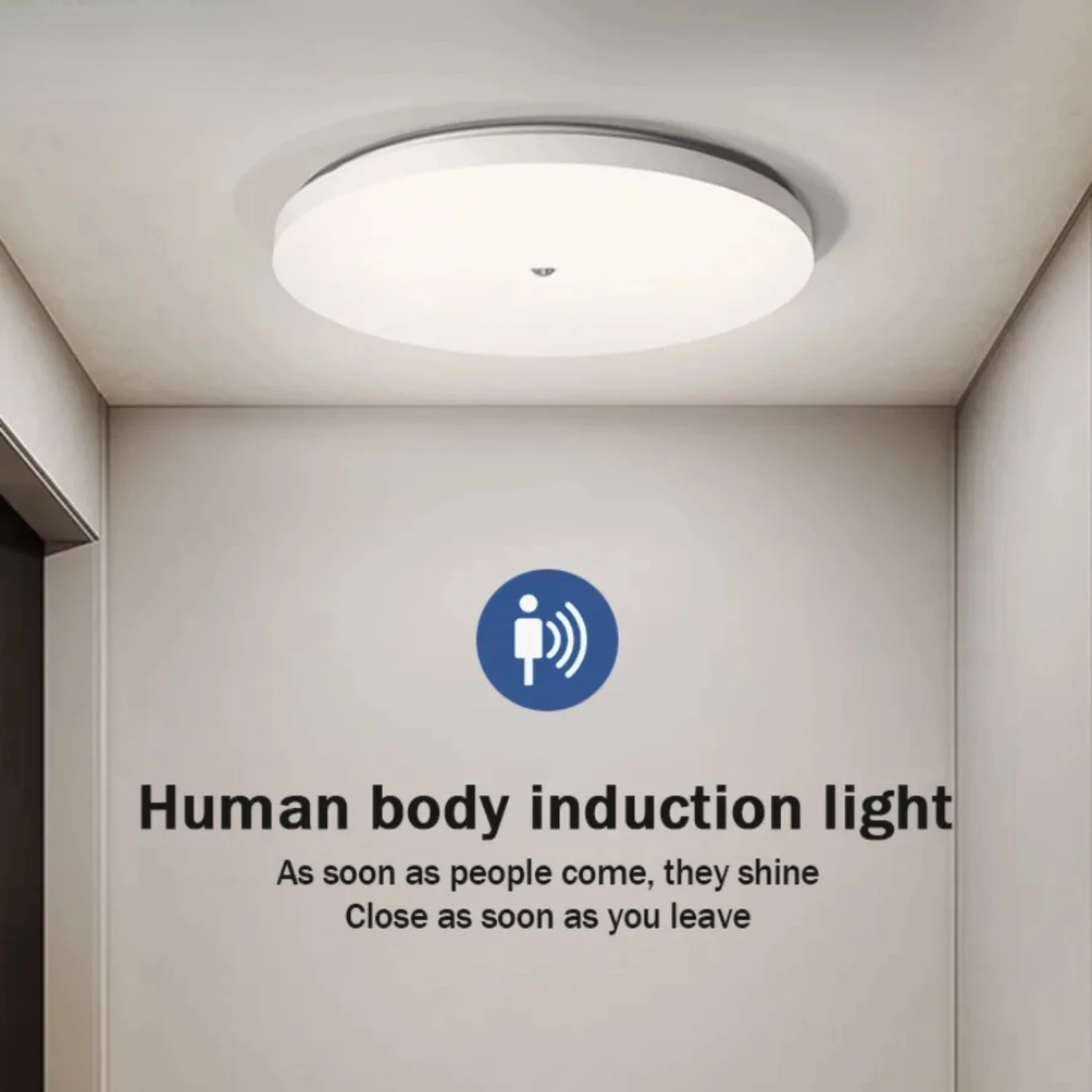 

New Motion Sensor Ceiling Light Corridor Human Infrared Sensing Night Light Ceiling Light Corridor Smart Lighting Lustres