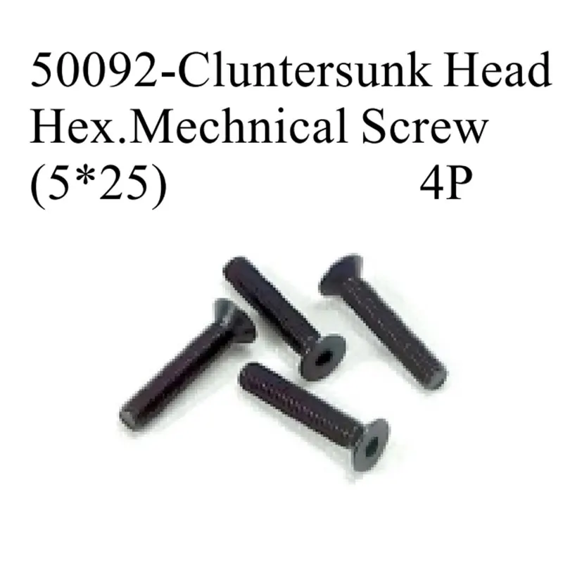 HSP RACING CAR ACCESSORIES PART NO.50092 Countersunk Mechnical Screw(5*25) 4P FOR 1/5 RC CARS 94054