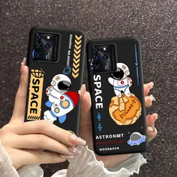 For ZTE V30 V2022 4G Case Soft Silicone TPU Astronaut Pattern Phone Case For ZTE Blade V4l Smart Fashion Back Cover New Fundas