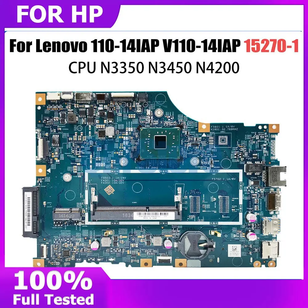 

Материнская плата для ноутбука Lenovo 110-14IAP V110-14IAP LV114A 448.08A03.0011 15270-1, материнская плата для ноутбука N3350 N3450 N4200 DDR3