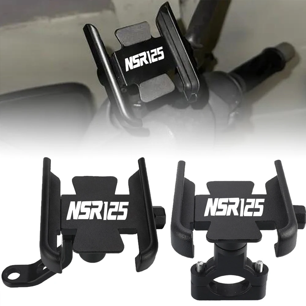 Motorcycle For HONDA NSR125 NSR 125 1988 1989 1990 Accessories Handlebar Mobile Phone Holder GPS Stand Bracket Cellphone Stand