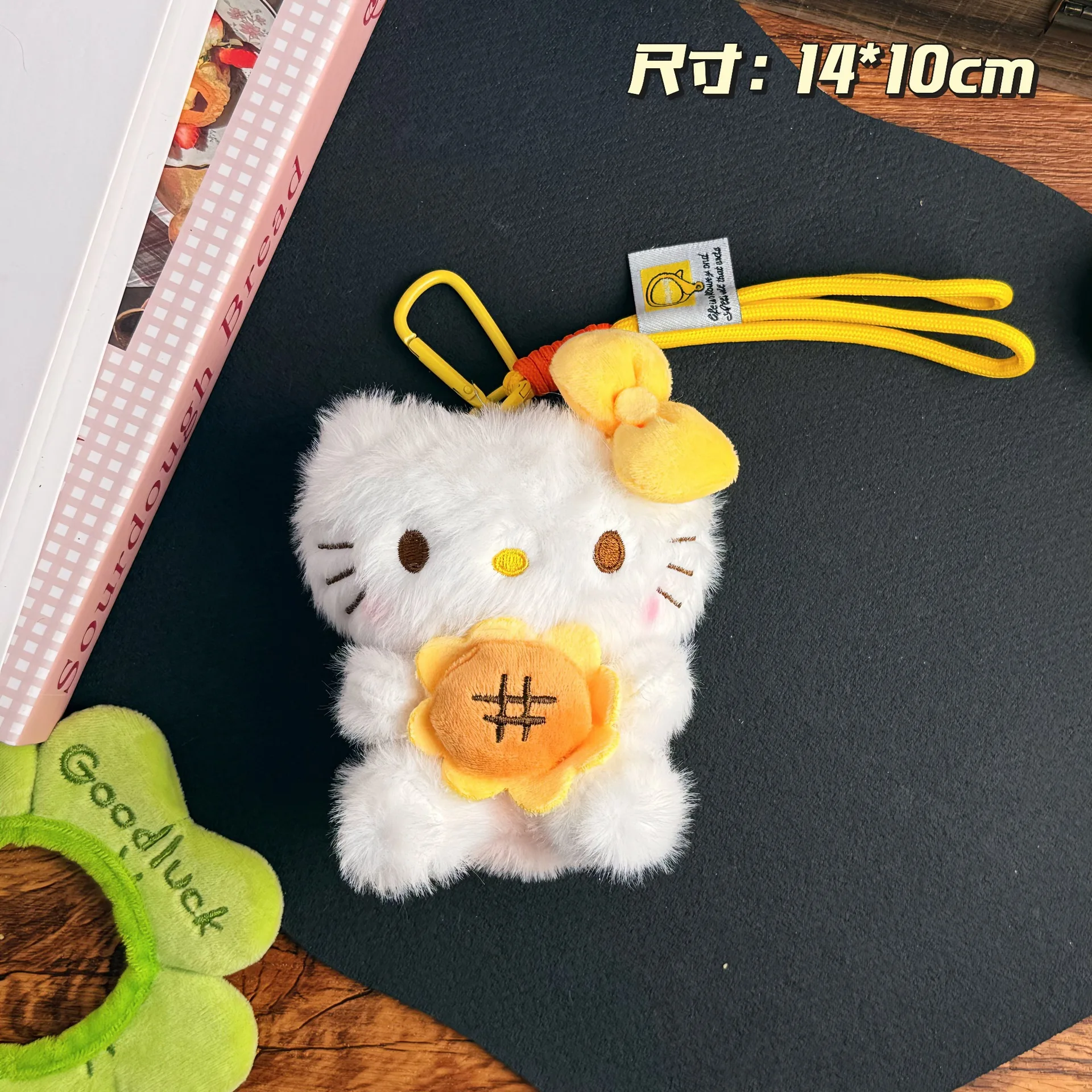 Nieuwe Hello Kitty Pluche Sleutelhanger Cartoon Anime Telefoon Keten Mode Auto Rugzak Sleutelhanger Schattig Meisje Knuffel Vriend Verjaardagscadeautjes