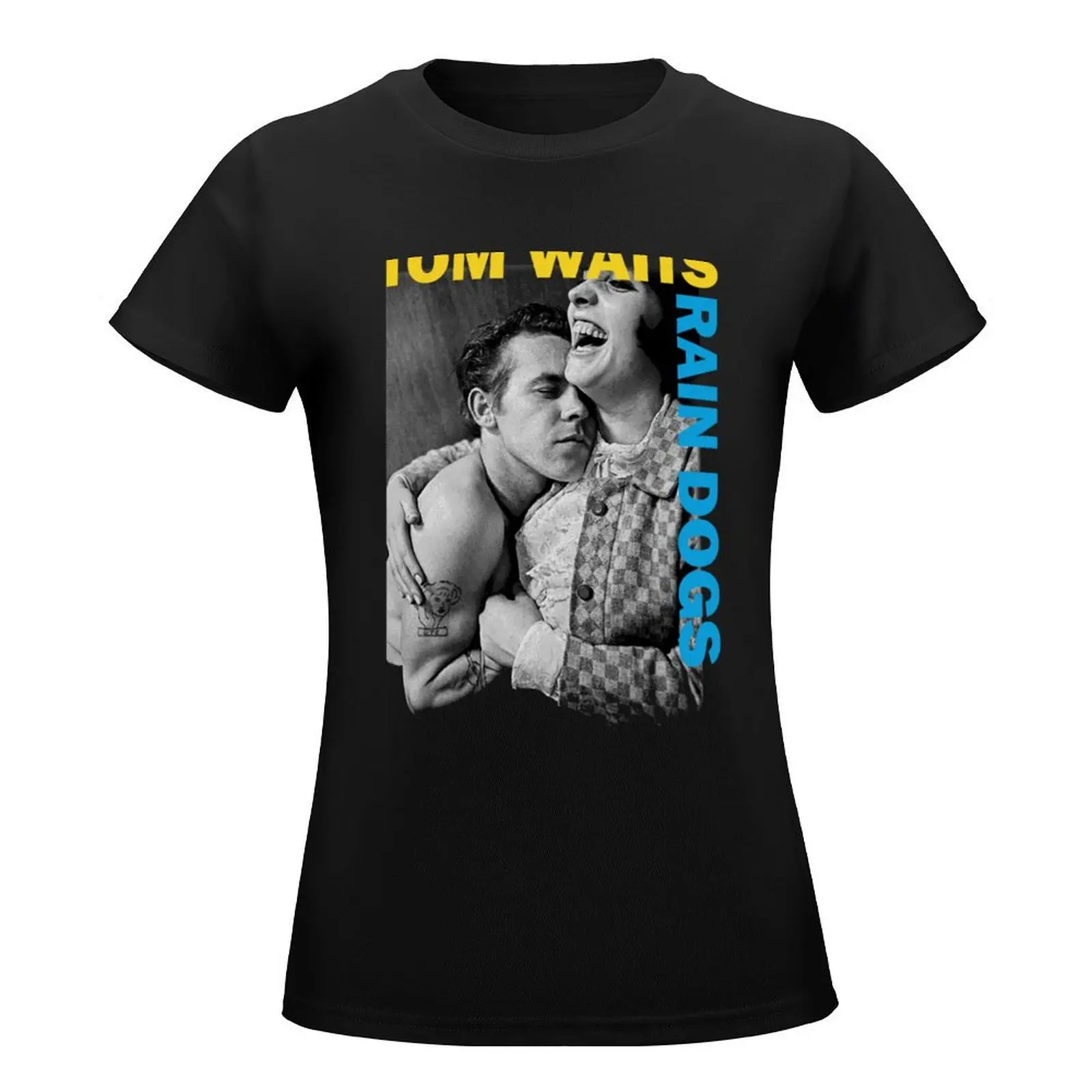 Tom Waits Rain Dogs Shi T-Shirt tees graphics summer top animal prinfor graphic t-shirts for Women