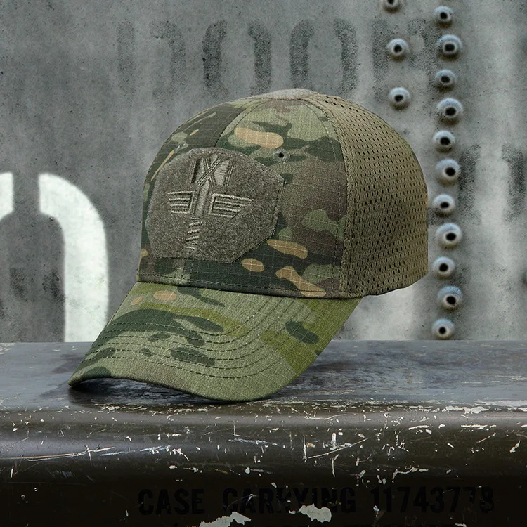 Multicam Camouflage Tactical Baseball Cap  Combat Mesh  Snapback Hat Camo Outdoor Sport Hiking Hunting Caps