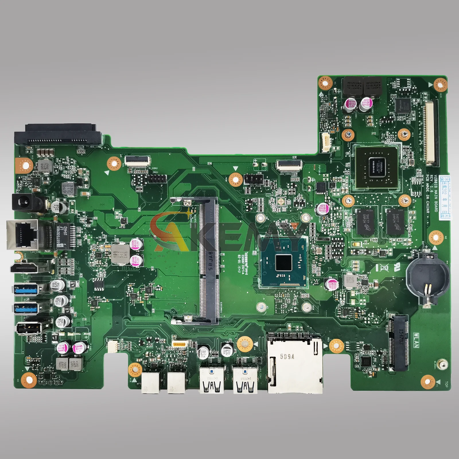 اللوحة الأم V200IB لـ ASUS Vivo AiO V200I V200IB اللوحة الرئيسية مع وحدة المعالجة المركزية Celeron 100% اختبار موافق الشحن السريع جودة عالية