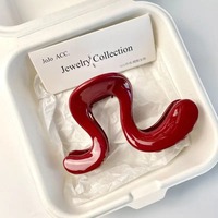 Elegant Women Hair Clip Premium Hairpin Back Head Accessories Simple Irregular Hair Catch 2025 New Fashion Hair Clips