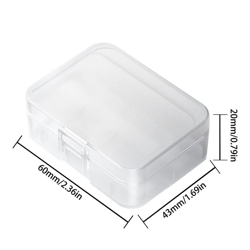Durability Battery Container for 2pc 18500 Battery Storage Safeguards Your Batteries from Short Circuits Accidental Drop