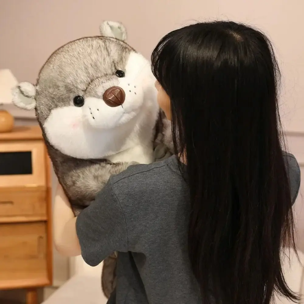 

Creative Chubby Face Otter Plush Toys PP Cotton Soft Plush Otter Dolls Fluffy Collection Animals Stuffed Toys Christmas