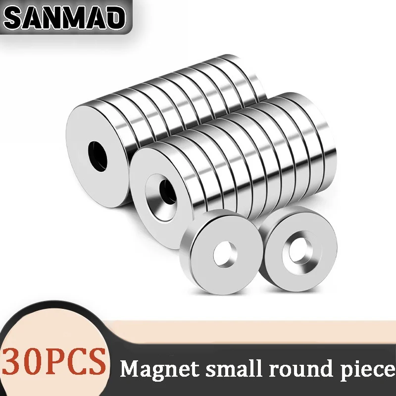 10/20/30Pcs Neodymium Magnet 12mm X 3mm Hole3mm N35 NdFeB Round Super Powerful Strong Permanent Magnetic Imanes 12x3Hole3 Anvil