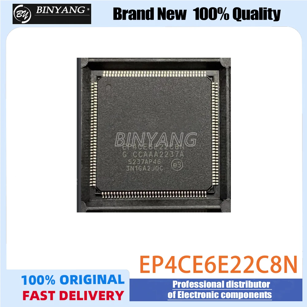 (5 Piece)  EP4CE6E22C8N  EP4CE6E22C  CE6E22C8N  QFP  New Original  EP4CE6  E22C8N