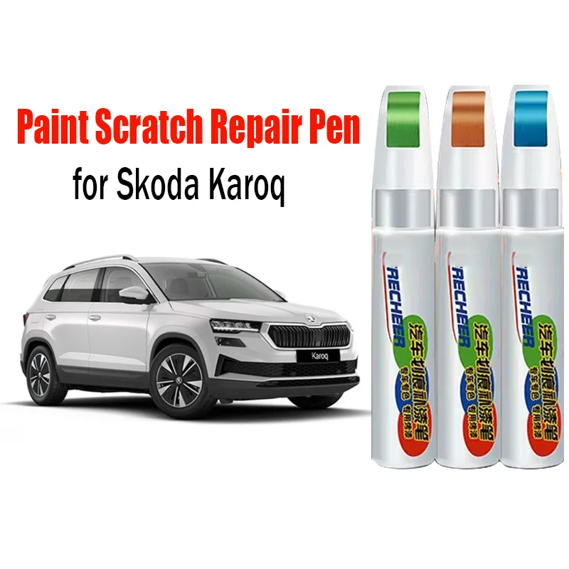 

Car Paint Pen Scratch Repair Touch-Up Paint Pen for Skoda Karoq Paint Scratch Remover Car Paint Care Accessories