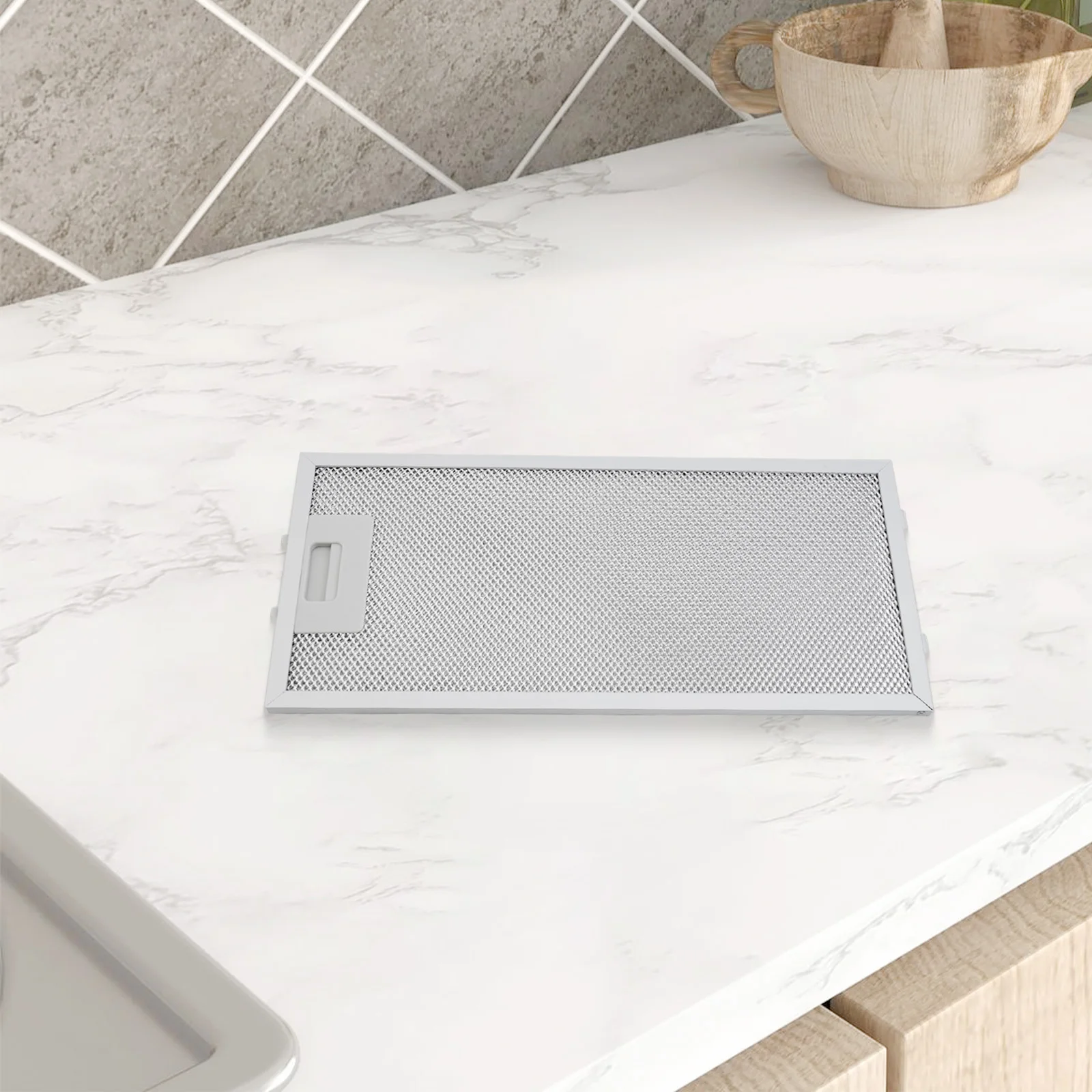 Aluminum Filter Cooker Hood Filter Maintain Air Circulation 5 Layers Aluminized Kitchen Ventilation For Cooker Hood