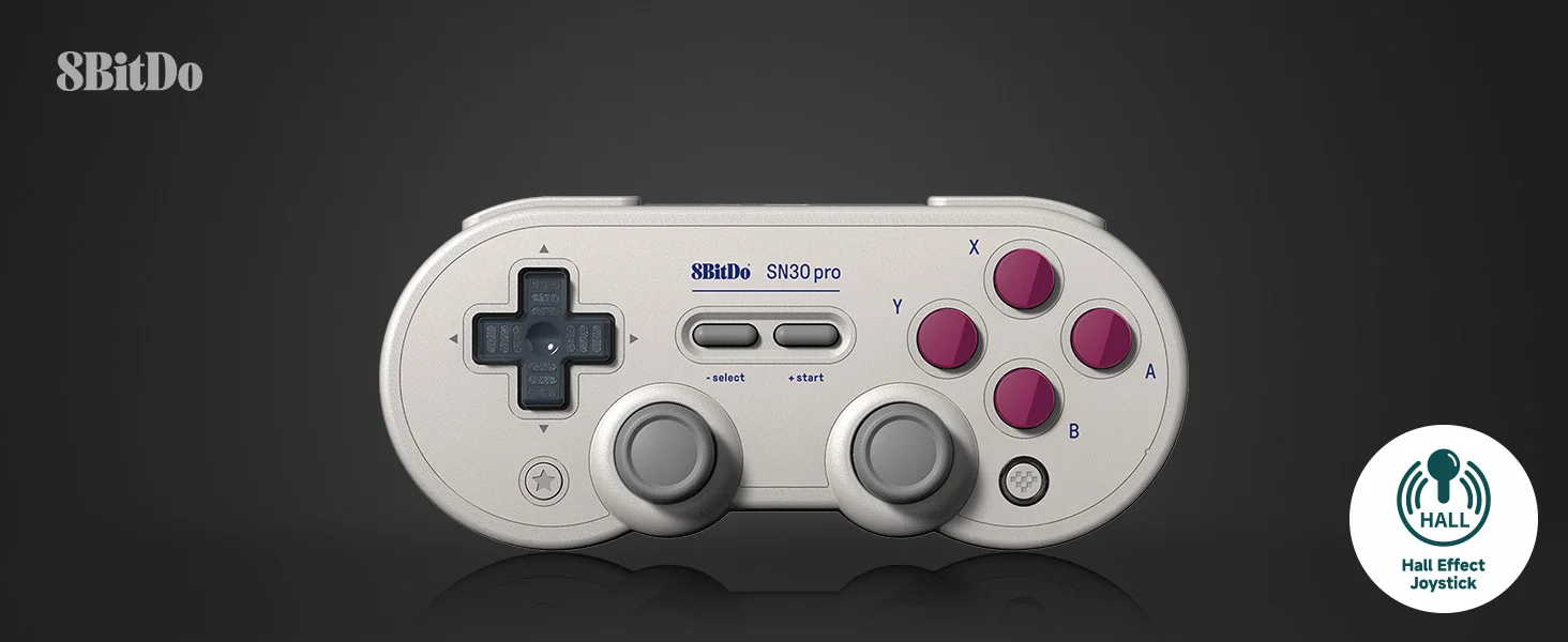 8Bitdo SN30 Pro Bluetooth Gamepad Controller mit Hall-Effekt-Joystick für Nintendo Switch MacOS Raspberry Pi Android PC Steam – Detail 10