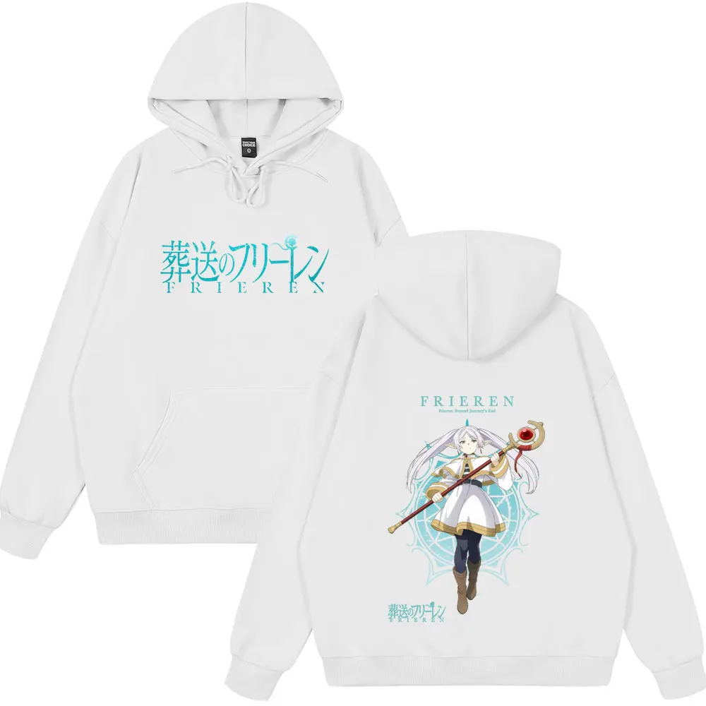 Vintage Wear Anime Frieren: Beyond Journey's End Frieren Grafik-Tops für Männer und Frauen, modische Langarm-Shirts, lässige Streetwear, lustige Oberteile – Detail 10