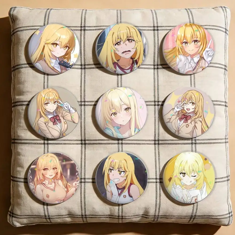 

Shokuhou Queen M-Misaki Laser Badge Creative Pins Brooch for Bag Clothes Hat Decor Gifts Fans Collect