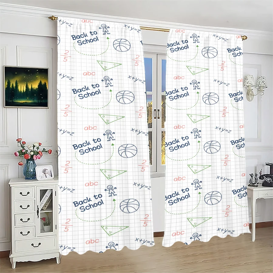 

2 шт.-шторы с баскетбольным принтом, шторы для сумок с шестом, рождественские украшения, украшения для дома, украшения для комнаты
