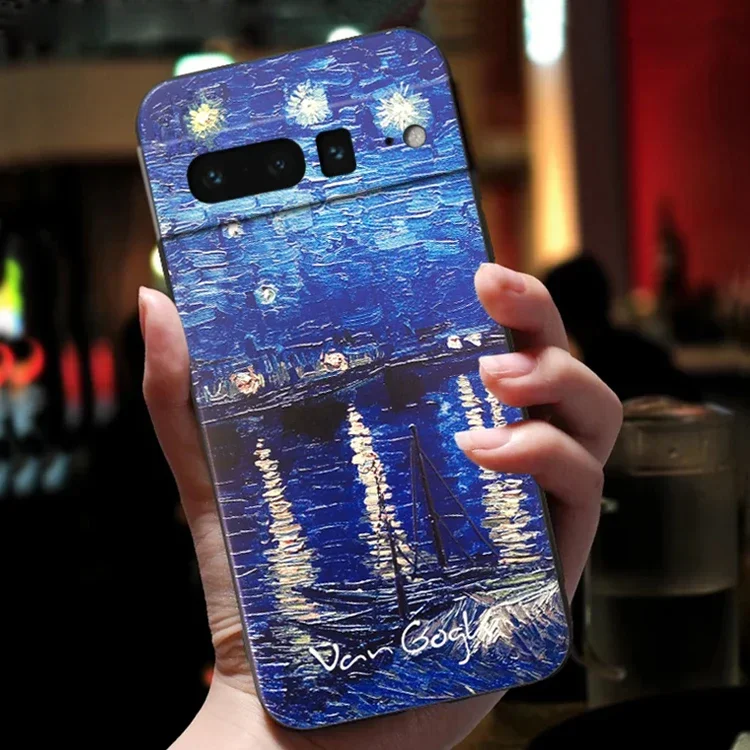 Für funda google pixel 8 7 pro 8pro 7pro 7a fall für google pixel8 pixel7 pro fall cover 3d art original stoß feste telefon hülle