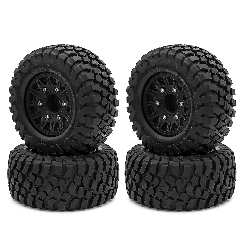 For 1:8 1:10 Trax Slash Huanqi 727 Vika 112mm Tire Rc Car Model Short Card General Road Tire Upgrade Tire Adapter 12mm/14/17mm