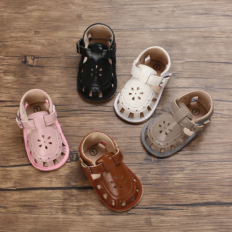 Sandalias suaves antideslizantes para niños y niñas, zapatos calados de playa, informales, romanas, de verano