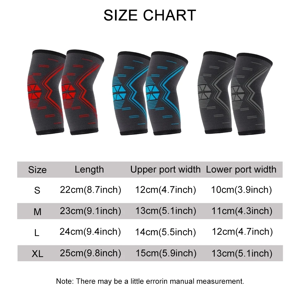 LOOGDEEL 1Pcs Elbow Guard Knitted Nylon Breathable Sweat Absorbing Summer Running Sport Arm Guard For Cycling Fitness Basketball