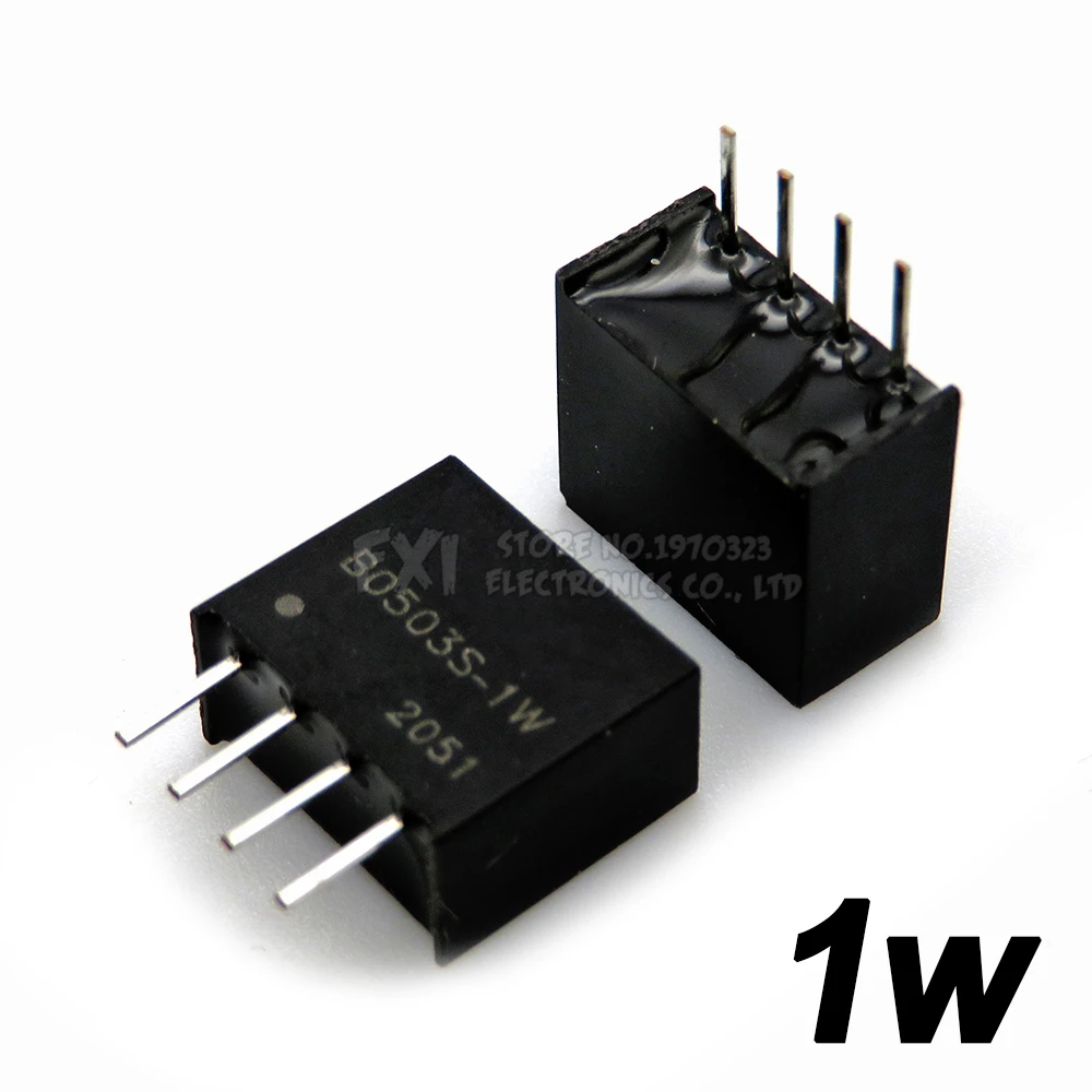 B0505S 1W B0505 DC-DC Regulated power supply module ibuw Isolating Switching Power Supply DIP4 SIP4 B0503S B0512S B0509S B0515S