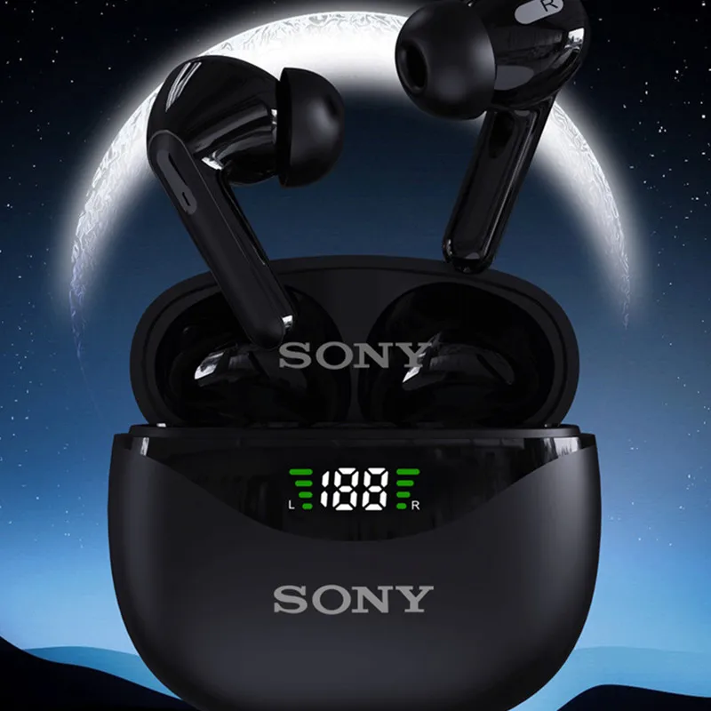 Sony True Wireless Stereo Earbuds Bluetooth Headphones Battery Screen Display Touch Earphones Music Earphone TWS Sports Headset