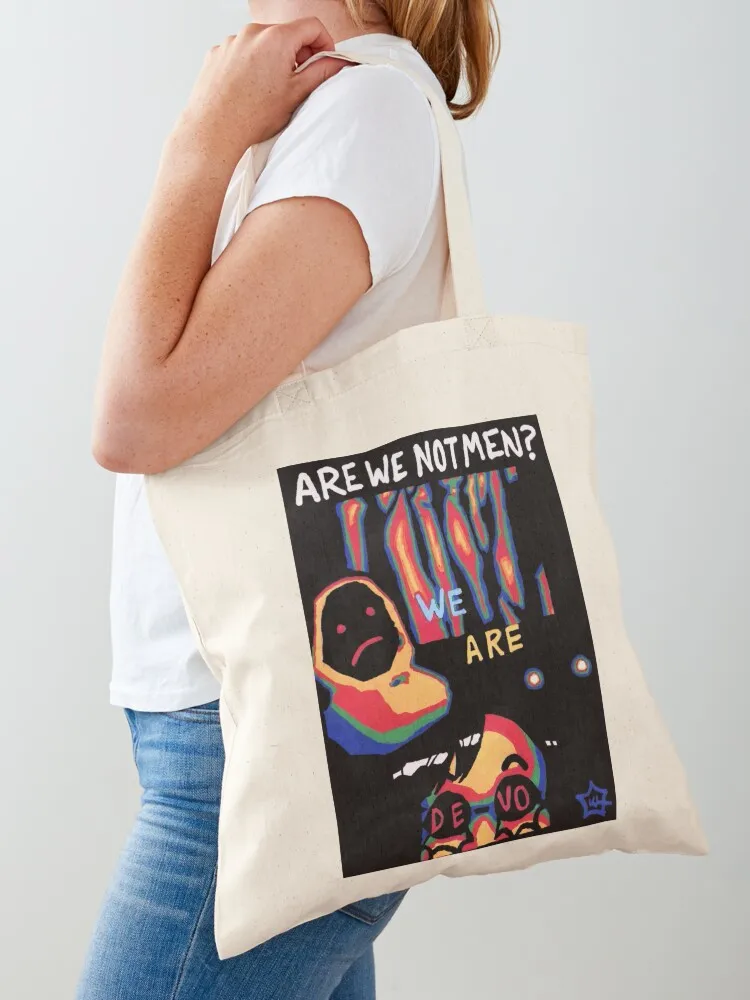 

ARE WE NOT MEN Tote Bag Women's shopping bag canvas tote bags Canvas bag cute tote