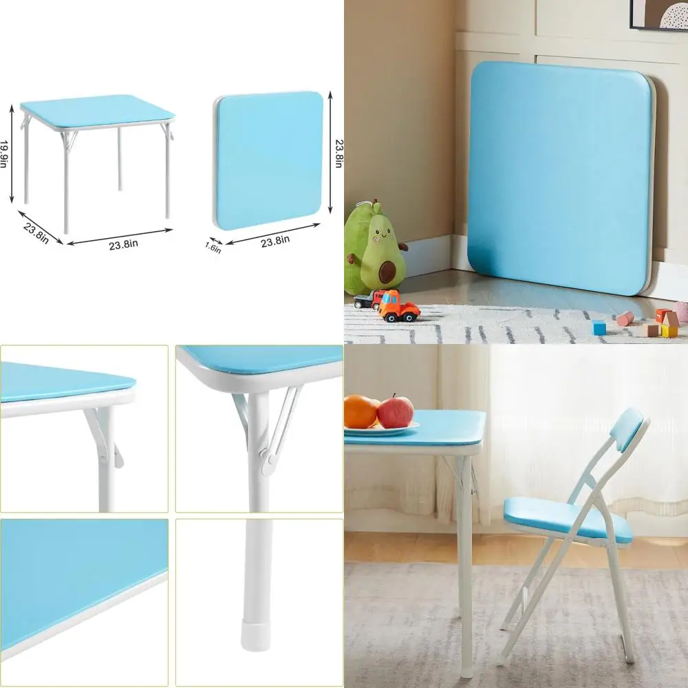 

Детский игровой стол с мягкой обивкой, 1 комплект, сине-белый