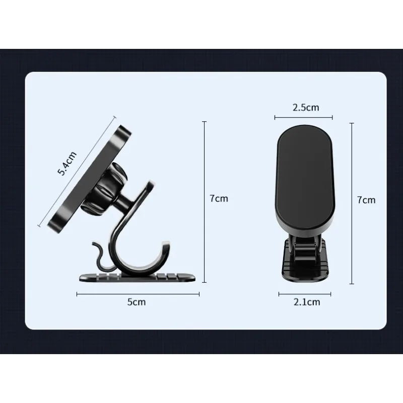 Adjustable Magnetic Car Phone Holder Magnet Mount Mobile Cell Phone Stand GPS Support For Smartphones 360 Degree Rotation image 2