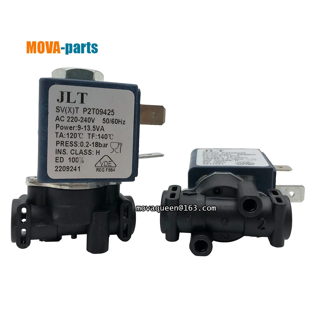 1Pcs AC220V JLT SV(X)T P2T09425 Water Valve Solenoid Valve For Delonghi Coffee Machine Replace