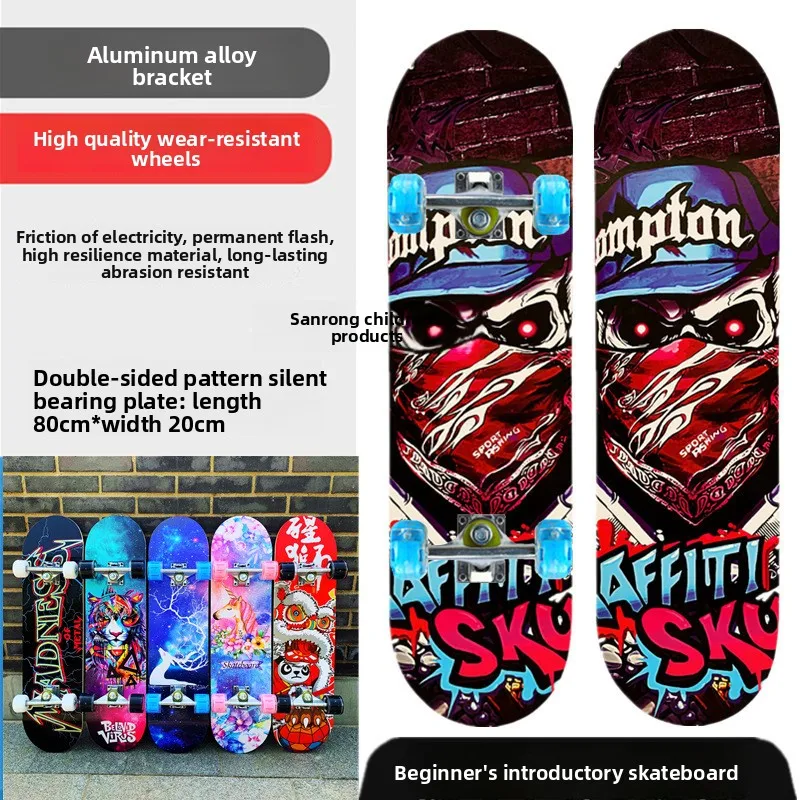 Dek Draagbaar Downhill Beginner All-Terrain Longboard Fiber Carbon Houten Skateboard Kinderen Legering Aluminium Pro Complete Street