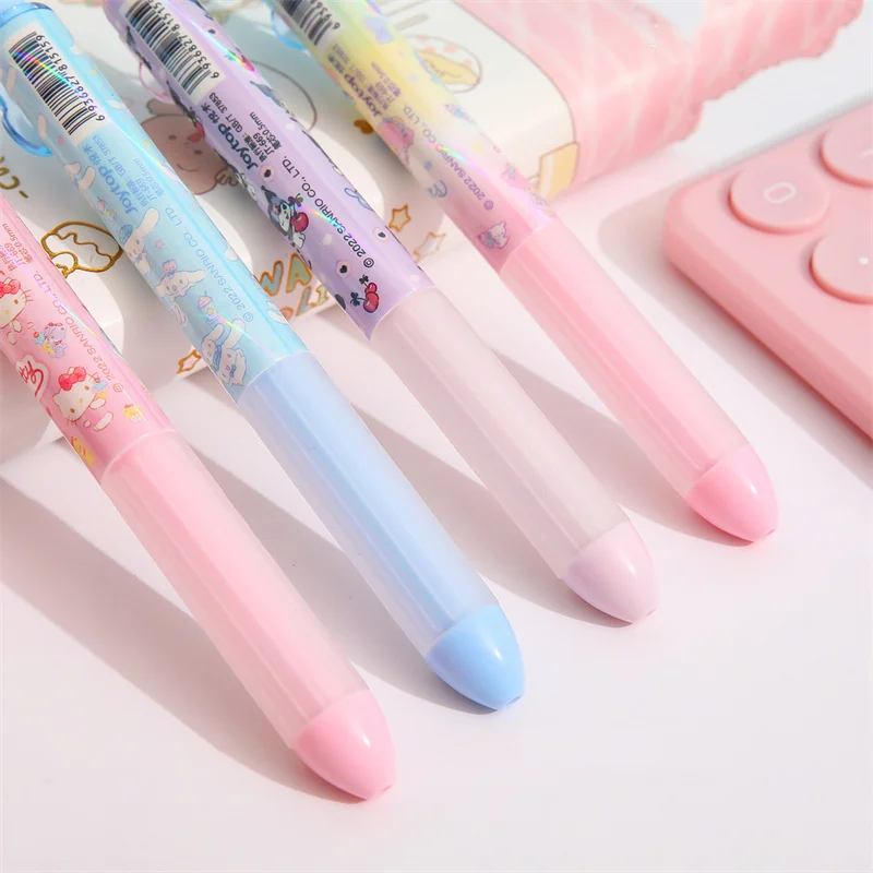 Imagem -04 - Sanrio Kawaii Animal Press Gel Pen Tinta Preta Bonito Canetas Neutras Brinde Promocional Escritório Material Escolar 30 Pcs Lote 0.5 mm