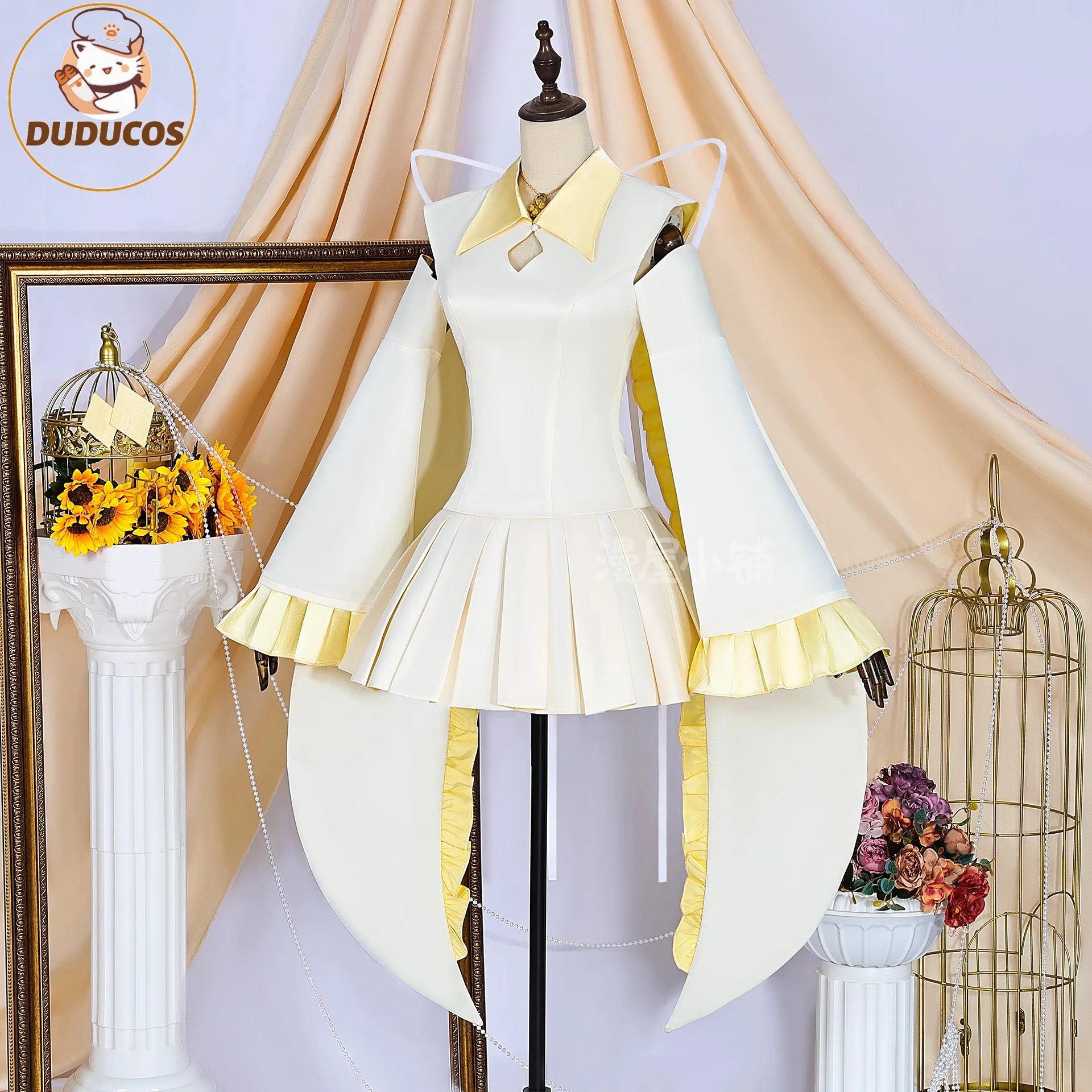 أزياء هيناموري آمو التأثيرية أنيمي شوجو شارا تميمة ضياء زي المعركة الملابس والاكسسوارات مجموعة كاملة فستان حفلات الكرنفال #4