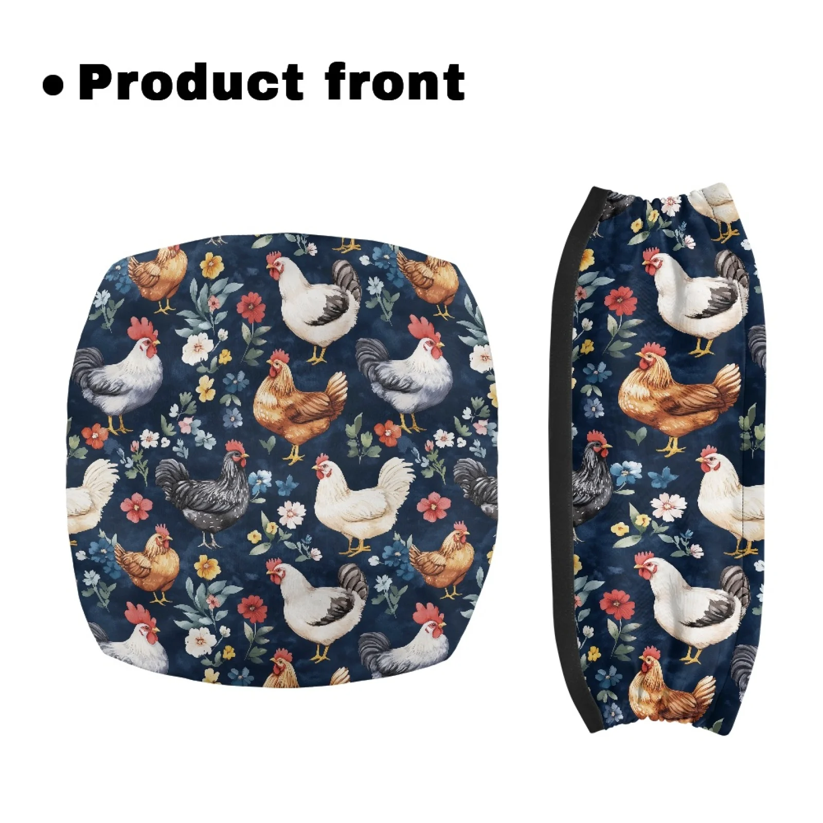 Coloranimal Farm Chicken Garden 2 Pieces Rollator Seat Back Rest Covers for Men Rollator Walker Seat Cushion Cover 2026 New