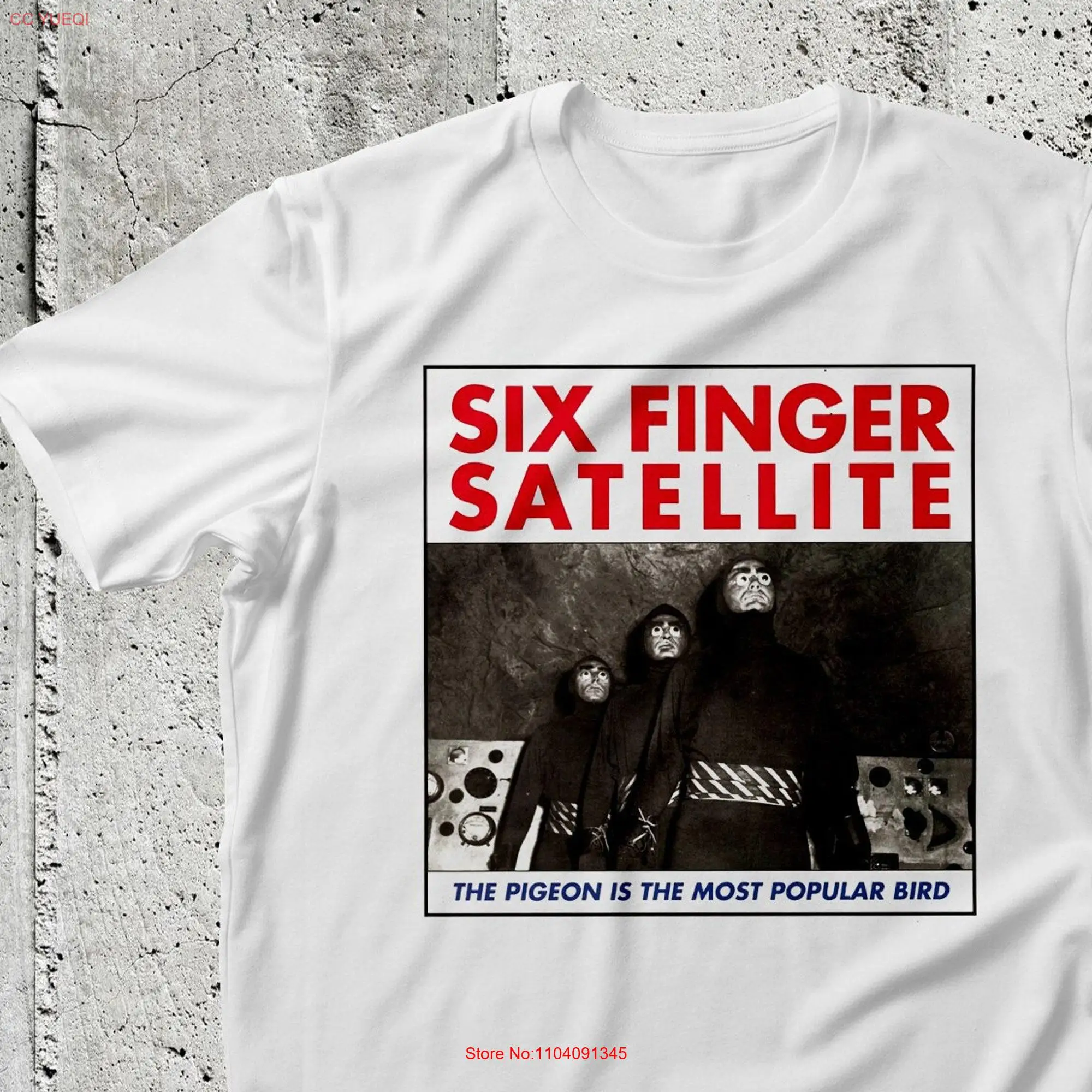 Six Finger Satellite The Pigeon Is Most Popular Bird T Shirt long or short sleeves