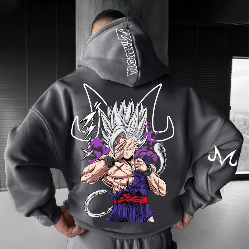 

Dragon Ball New Trend Explosion Hot 2025 Men's Cotton Casual Versatile Autumn and Winter Men's and Women's Loose Hooded Sweater