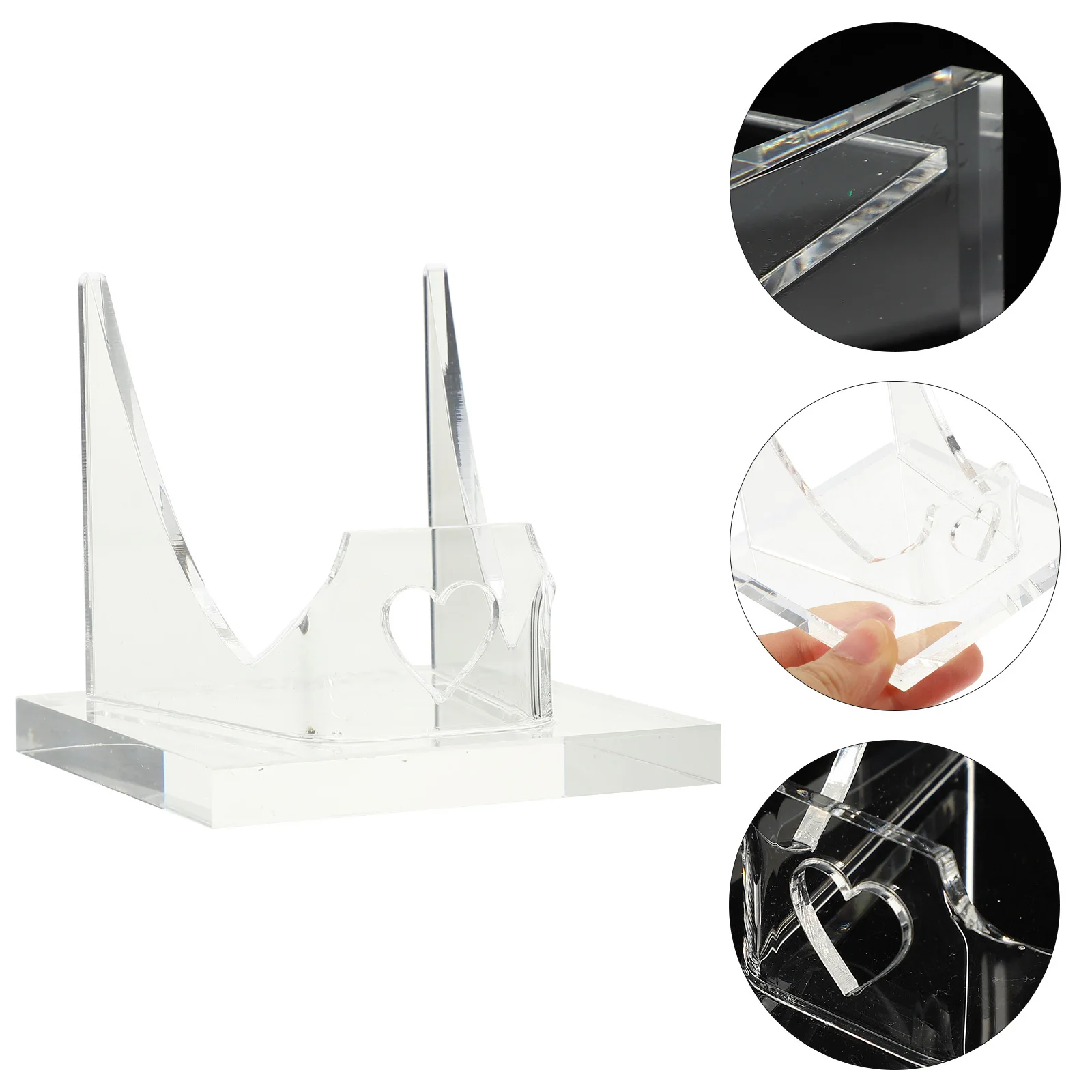 

Acrylic Display Stand For Mineral Agate Crystal Sphere Transparent Holder Small Size Easy Clean Durable Display