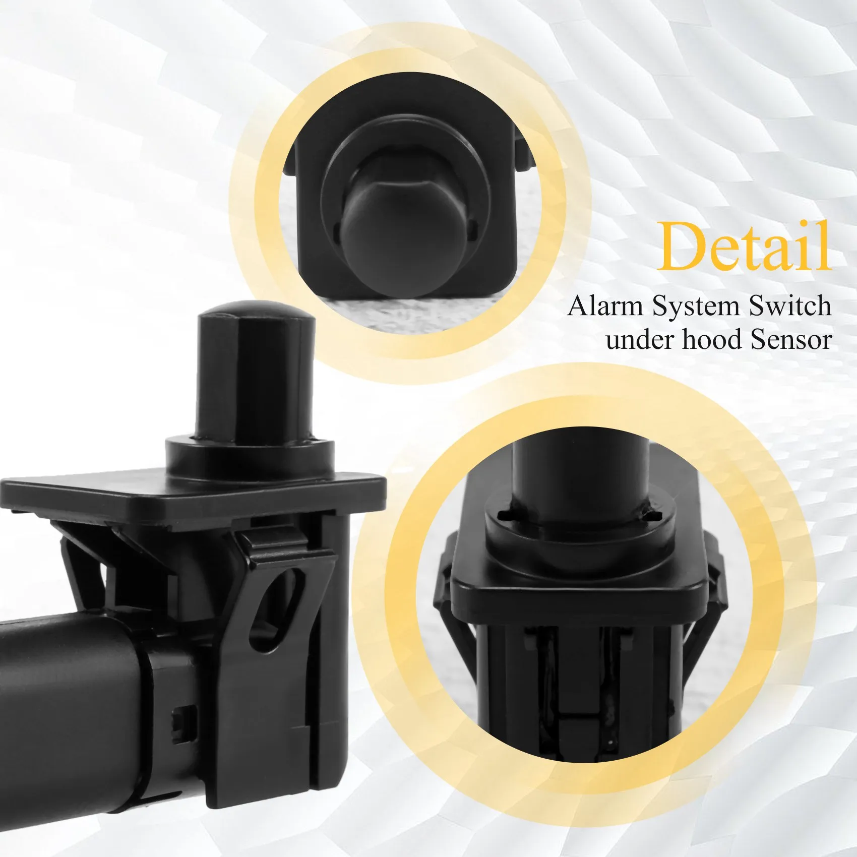 For Bmw E46 320I E39 530D E60 E38 E65 Hood Alarm System Switch Under Hood Sensor 61319119052 Top-Rated - view 2