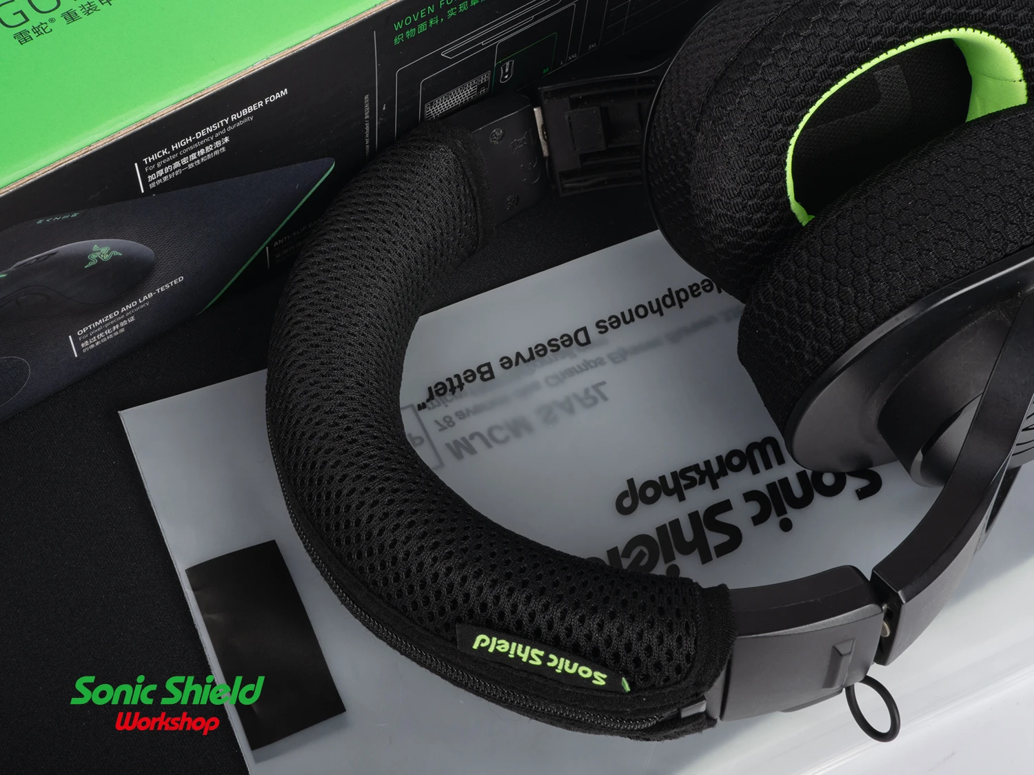Ohrpolster für Audio-Technica ATH-MSR7b M10X/M20X/M30X/M40X/M50X/PRO5v Lammfell-Ohrpolster Kopfhörer Memory-Schaum-Abdeckungen Handgefertigt – Detail 15