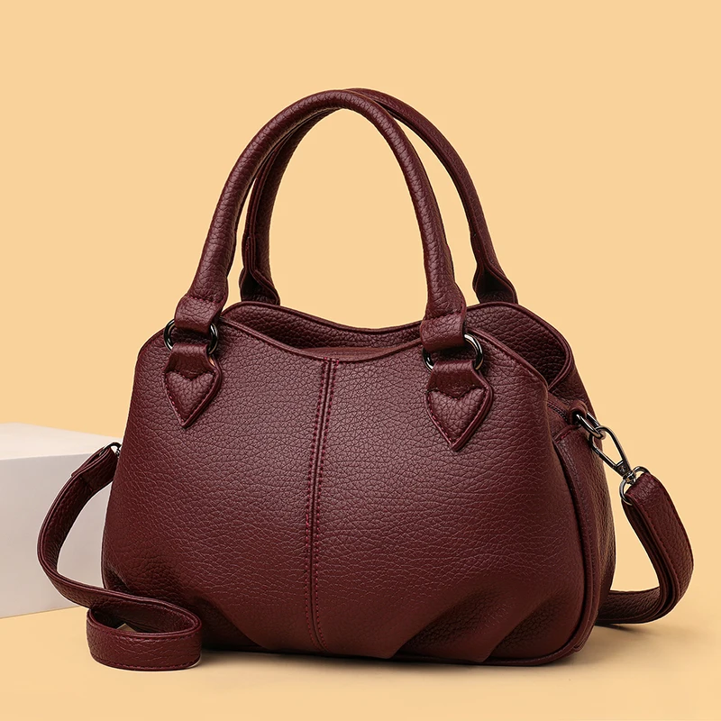 

Модная женская маленькая сумка-тоут, брендовые сумки из мягкой кожи, женские винтажные сумки через плечо, женские роскошные сумки на плечо