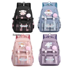 Kawaii Sanrio Cinnamoroll Backpacks Girl Boy Anime Printed Bookbag Women Bag Student Teenager Child Knapsack Schoolbag Rucksack