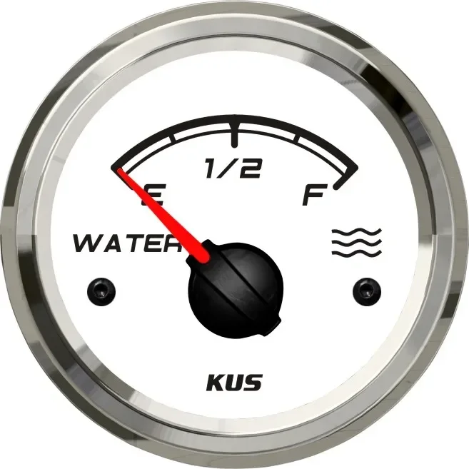 

KUS Water Level Gauge Marine Boat Truck Water Tank Indicator White 52mm 0-190ohm